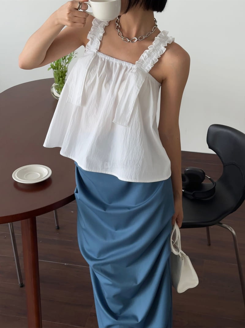 Ginger - Korean Women Fashion - #momslook - Ruffle Sleeveless - 12