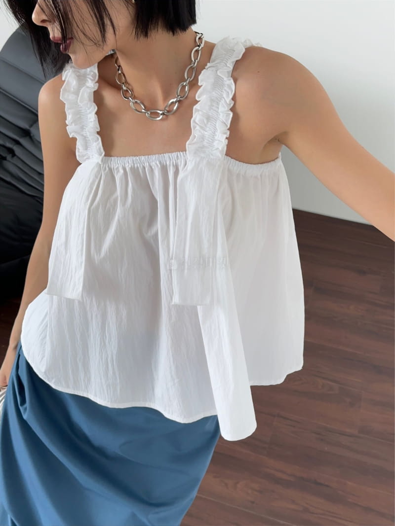 Ginger - Korean Women Fashion - #momslook - Ruffle Sleeveless - 8