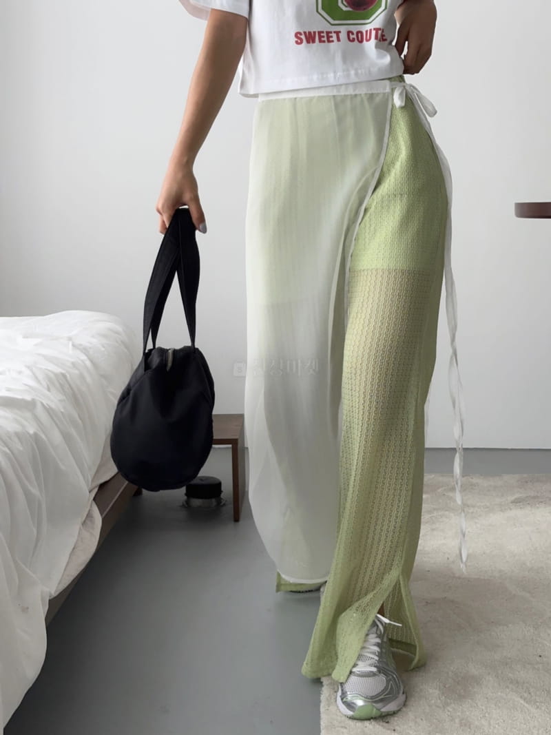 Ginger - Korean Women Fashion - #womensfashion - Chiffon Wrap Skirt - 8