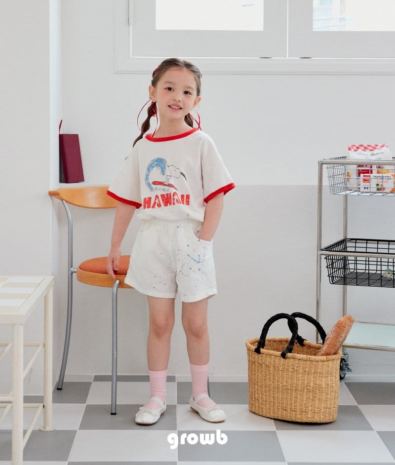 Grow B - Korean Children Fashion - #designkidswear - Paint Pants - 3