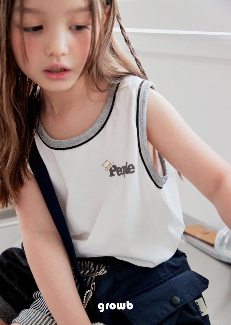 Grow B - Korean Children Fashion - #fashionkids - People Sleeveless