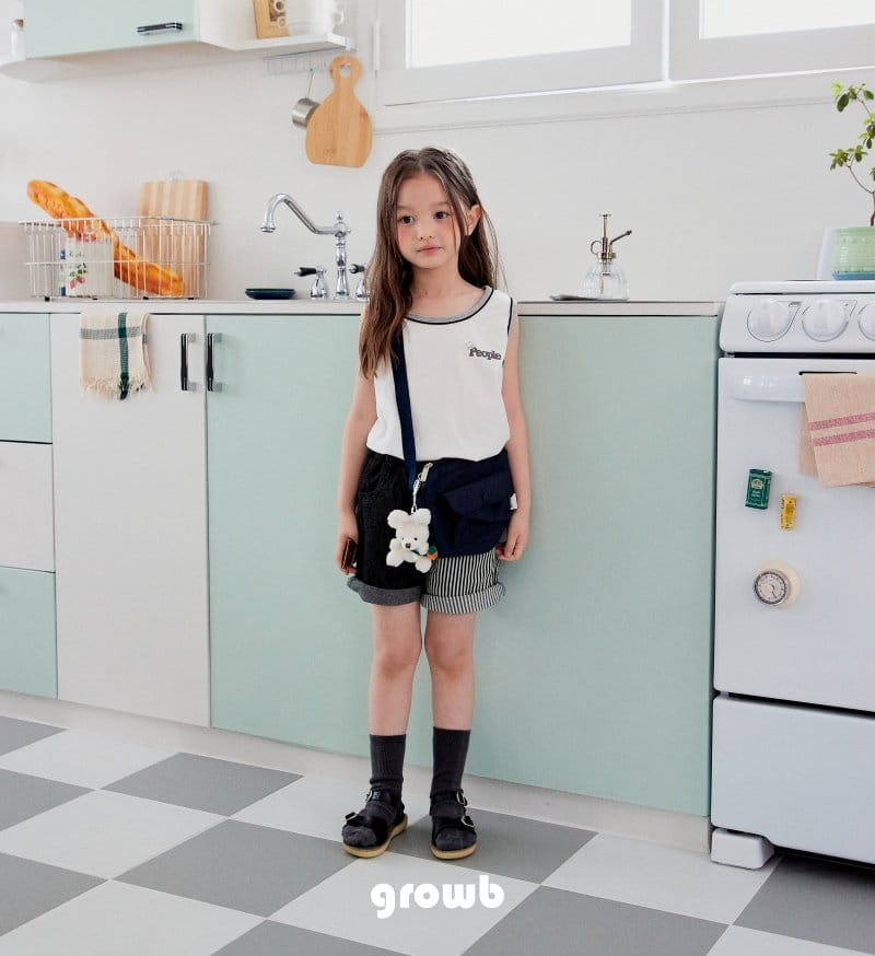 Grow B - Korean Children Fashion - #kidsstore - People Sleeveless - 4