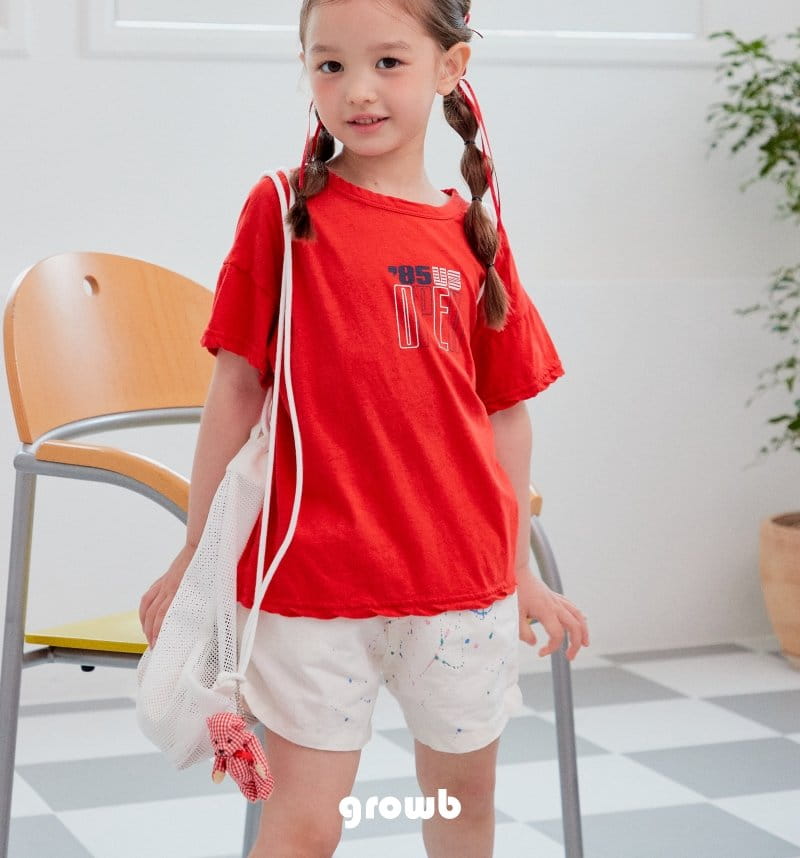 Grow B - Korean Children Fashion - #littlefashionista - Paint Pants - 10