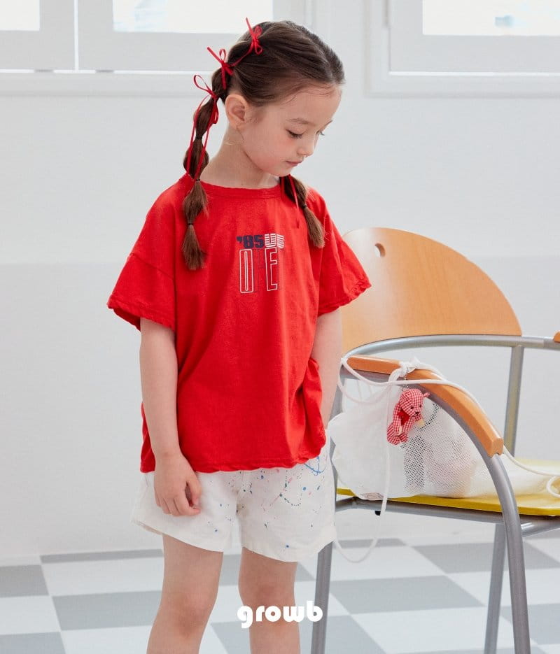 Grow B - Korean Children Fashion - #minifashionista - Paint Pants - 12