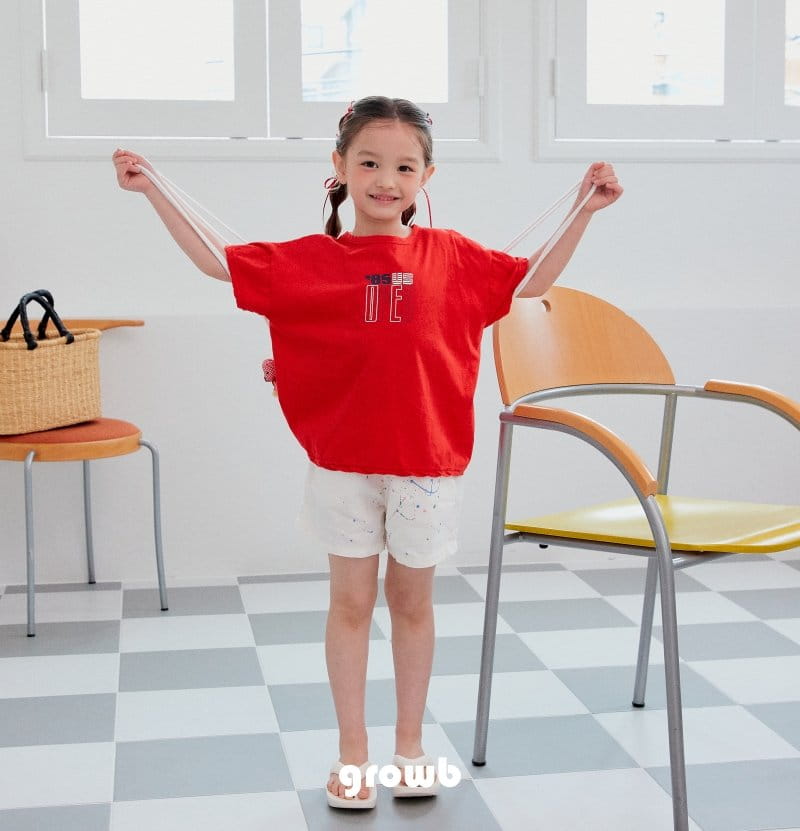 Grow B - Korean Children Fashion - #todddlerfashion - Us Tee - 12