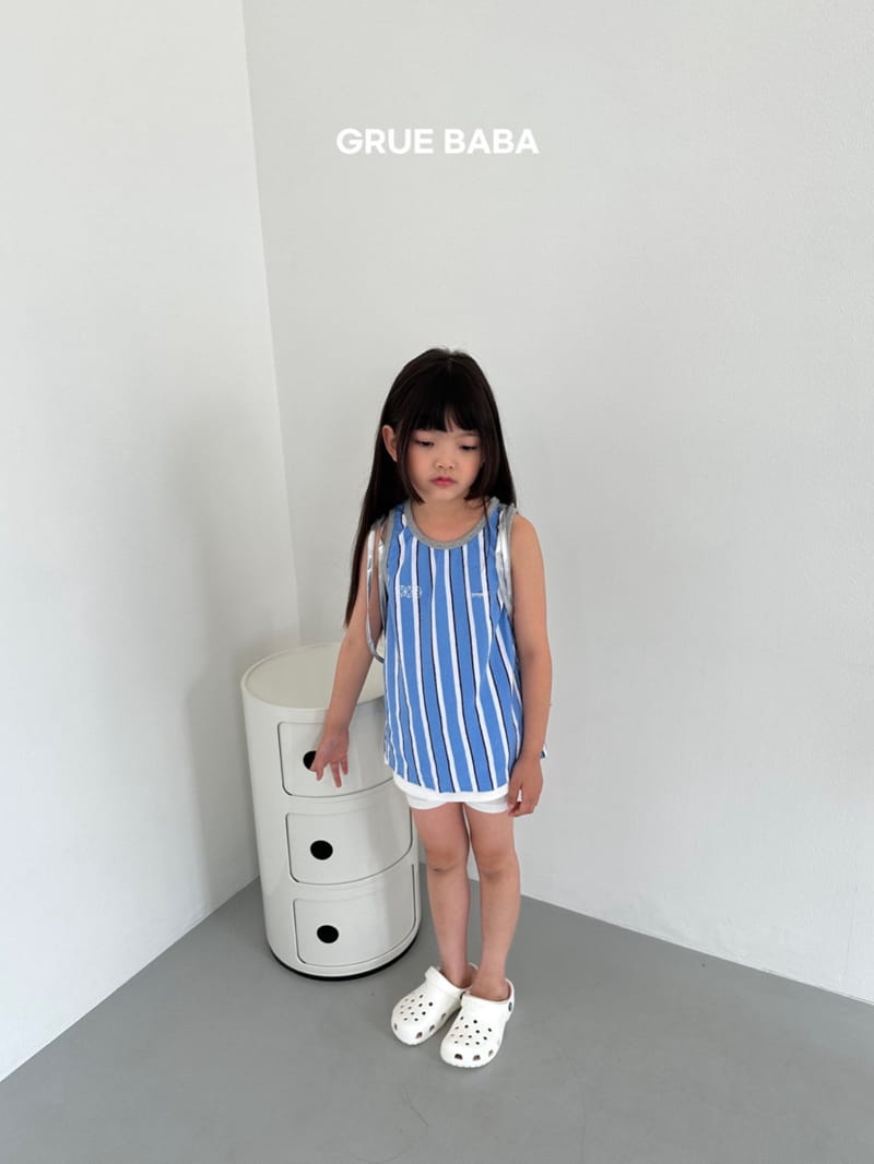 Grue Baba - Korean Children Fashion - #stylishchildhood - Milk Sleeveless - 4