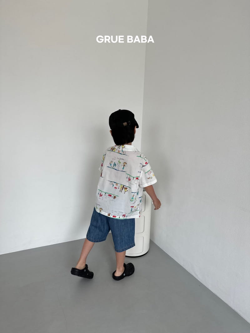 Grue Baba - Korean Children Fashion - #kidsshorts - Vacance Shirt - 12