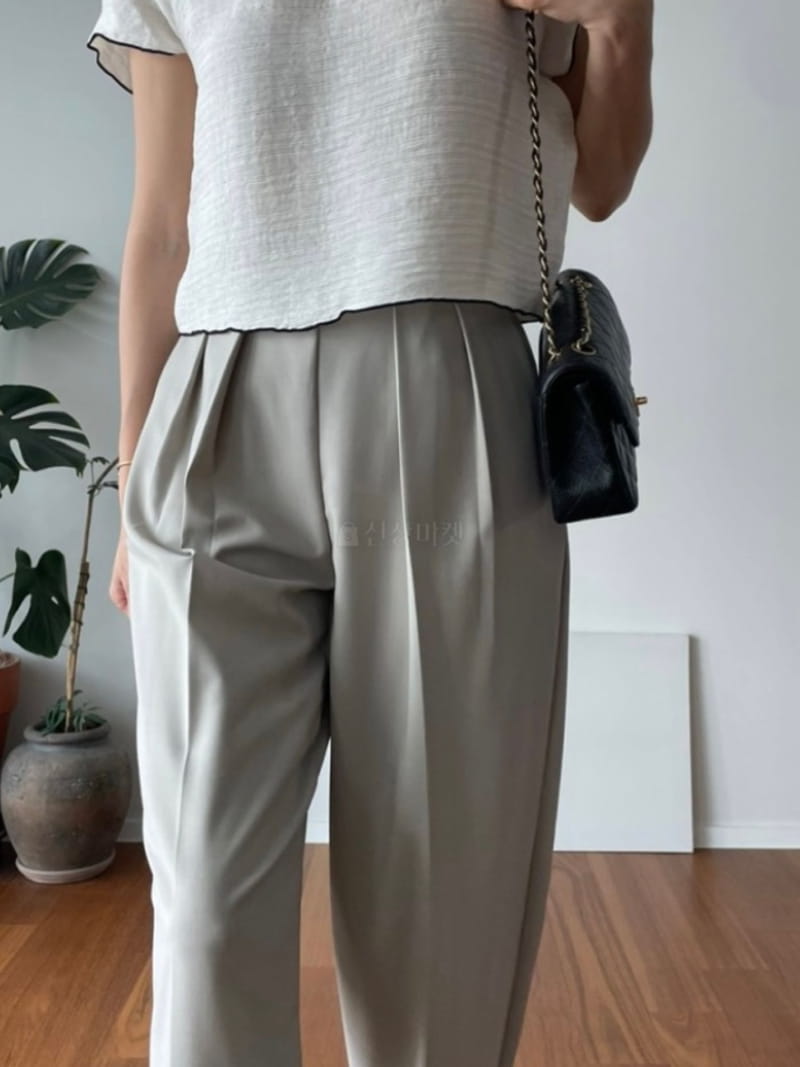 Hautte - Korean Women Fashion - #momslook - Port Wide Pants - 8