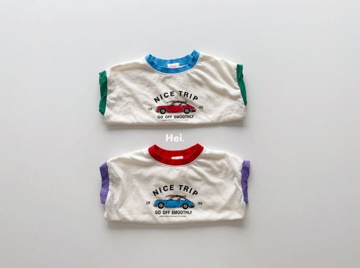 Hei - Korean Children Fashion - #prettylittlegirls - Car Tee