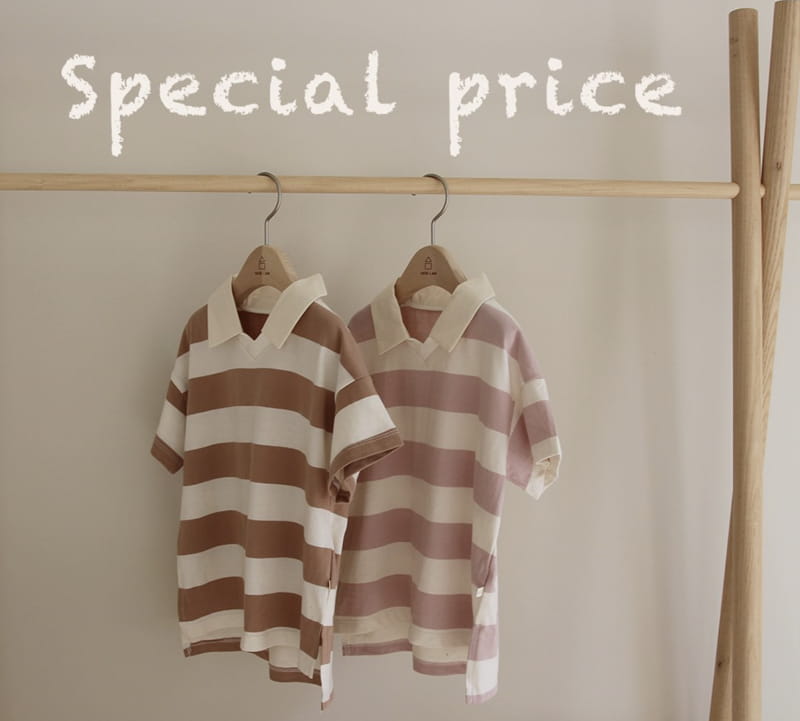 Here I Am - Korean Children Fashion - #kidsshorts - Willy Collar Long Tee - 9