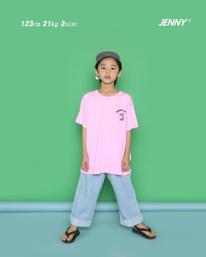 Jenny Basic - Korean Children Fashion - #childrensboutique - Hug Neon Tee - 8