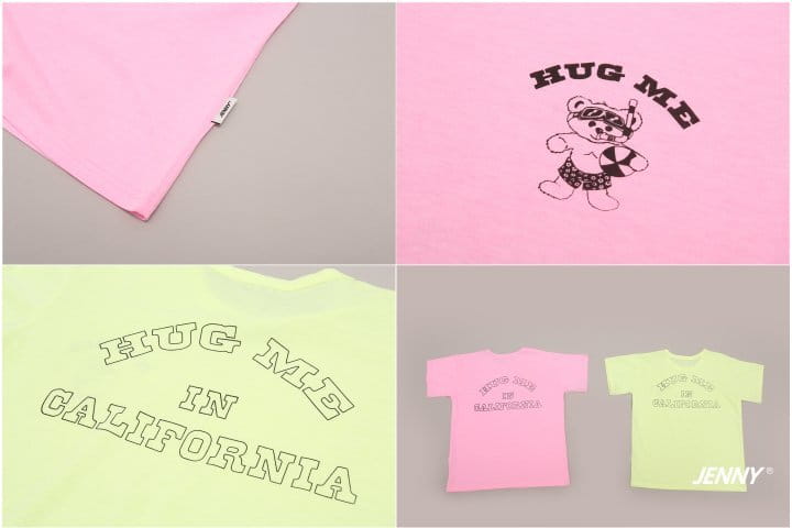 Jenny Basic - Korean Children Fashion - #littlefashionista - Hug Neon Tee - 2