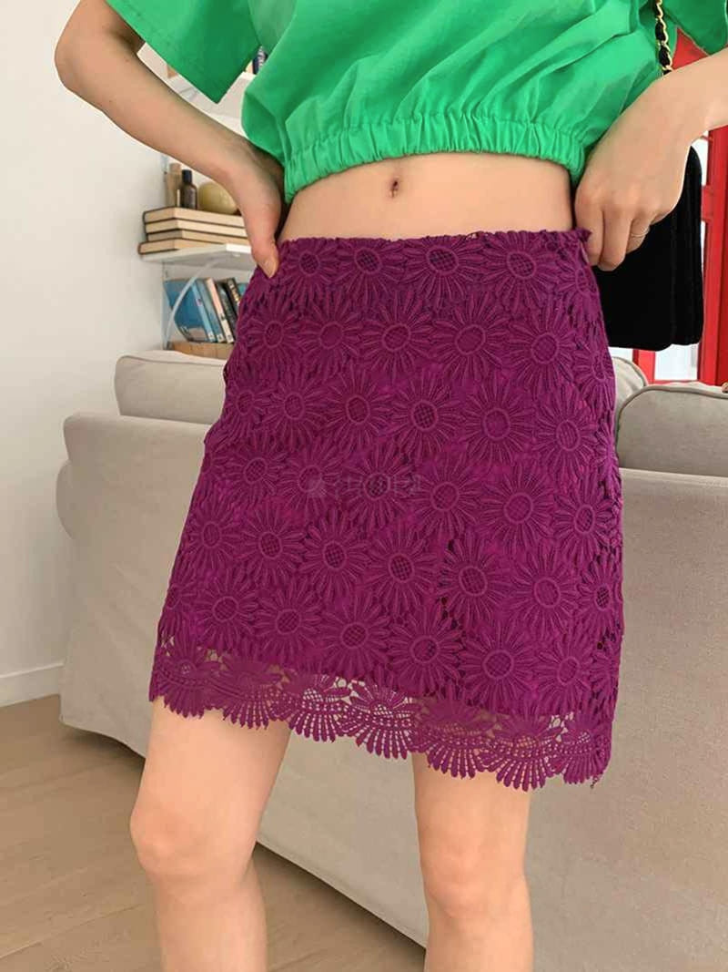 Jkichi - Korean Women Fashion - #momslook - Sun Flower Skirt - 10