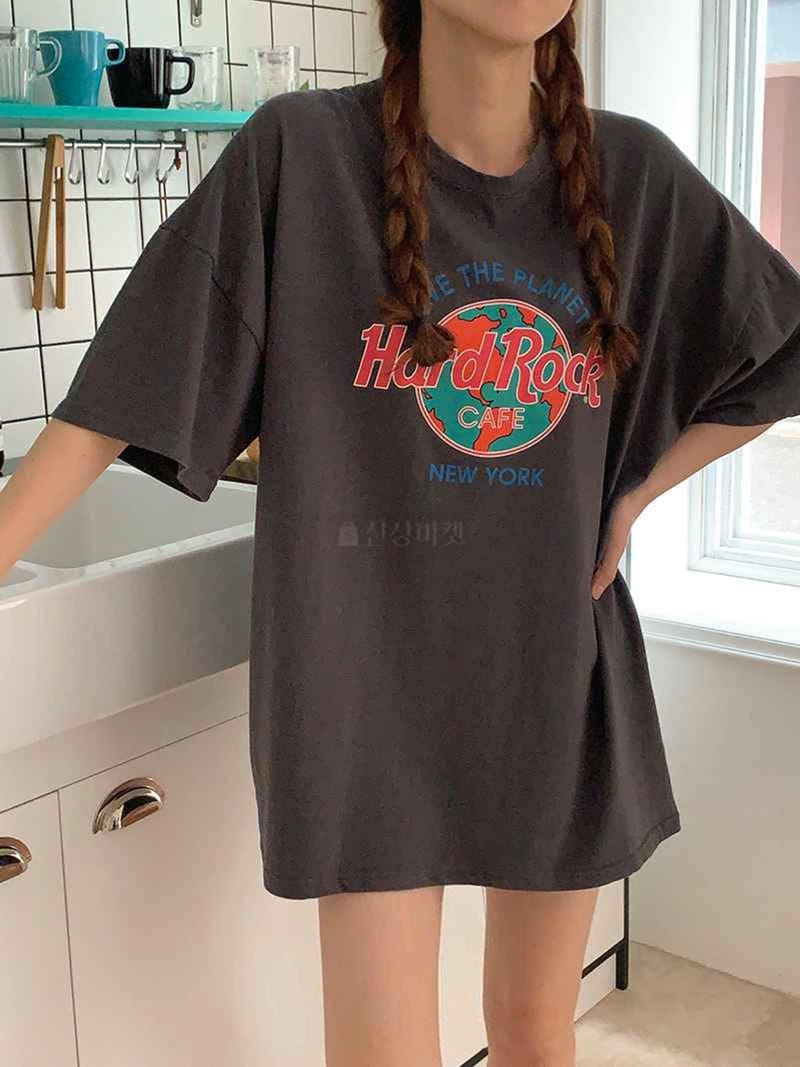 Jkichi - Korean Women Fashion - #momslook - Hard Rock Tee - 2