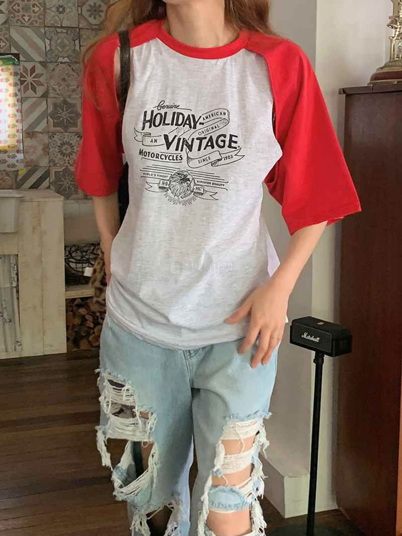 Jkichi - Korean Women Fashion - #momslook - Push Tee - 9