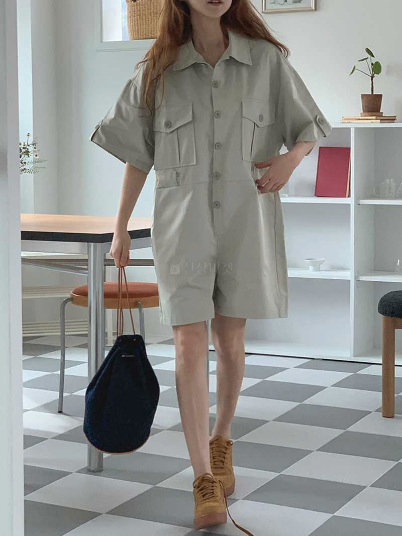 Jkichi - Korean Women Fashion - #momslook - C Jumpsuit - 3