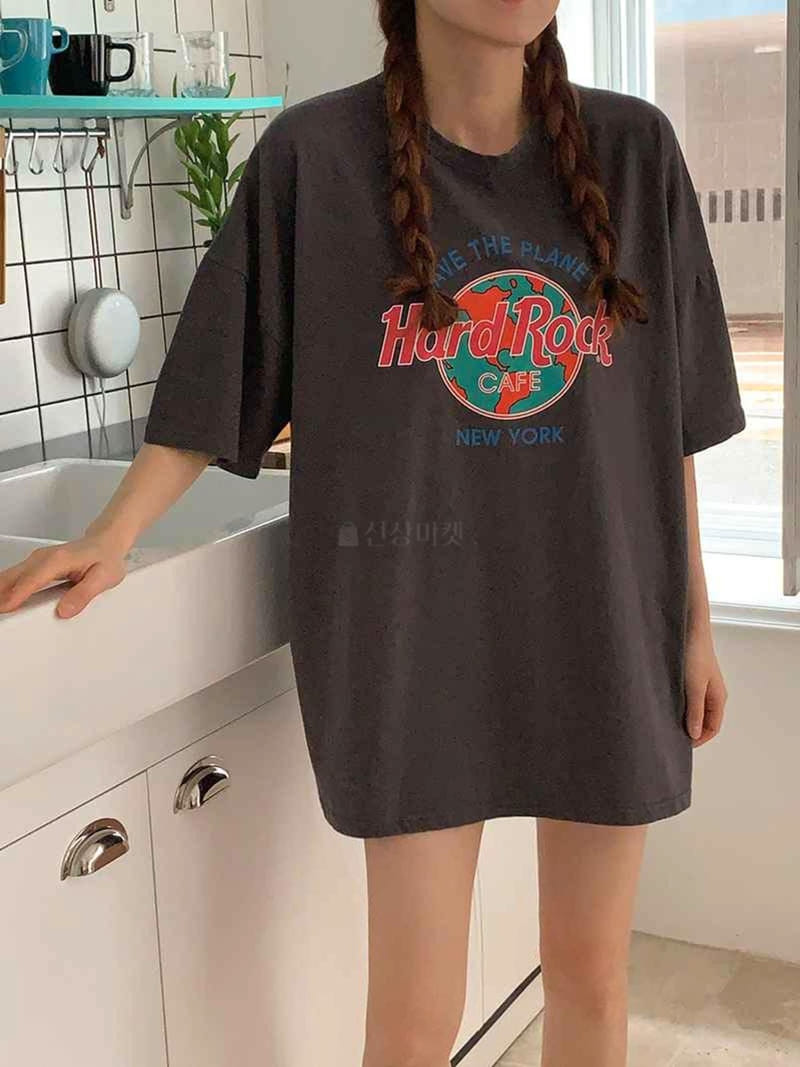 Jkichi - Korean Women Fashion - #womensfashion - Hard Rock Tee