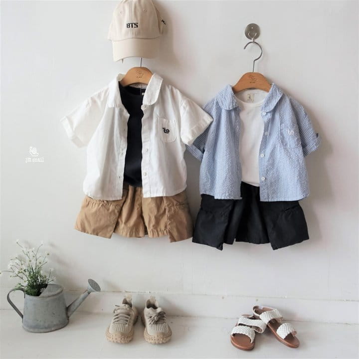 Jm Snail - Korean Children Fashion - #minifashionista - Logo Basic Shirt - 12