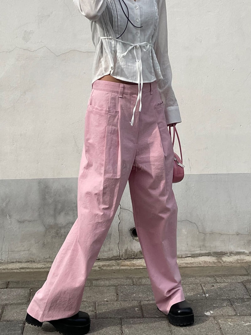 Kare - Korean Women Fashion - #vintagekidsstyle - Flip Pants - 5