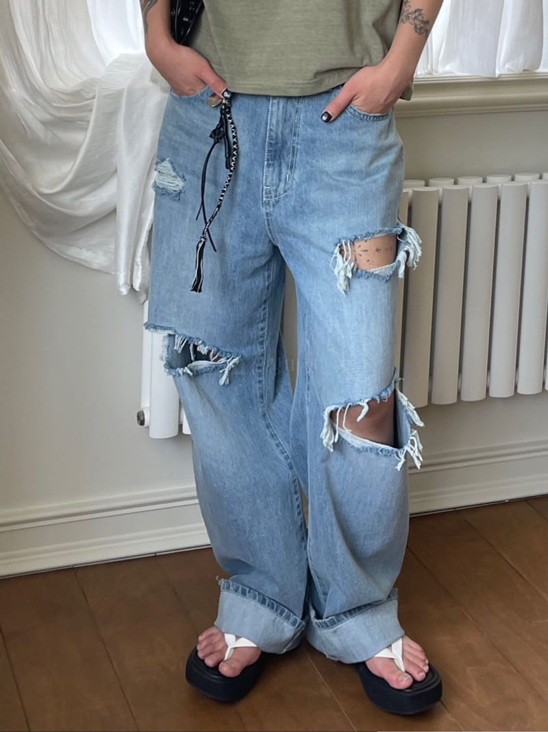 Kare - Korean Women Fashion - #womensfashion - Summer Jeans - 11