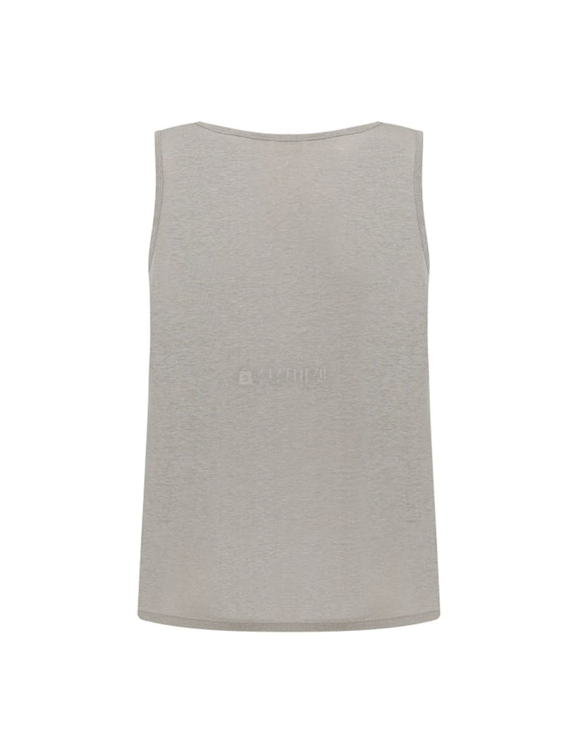 Lamerei - Korean Women Fashion - #momslook - U Neck Linen Sleeveless