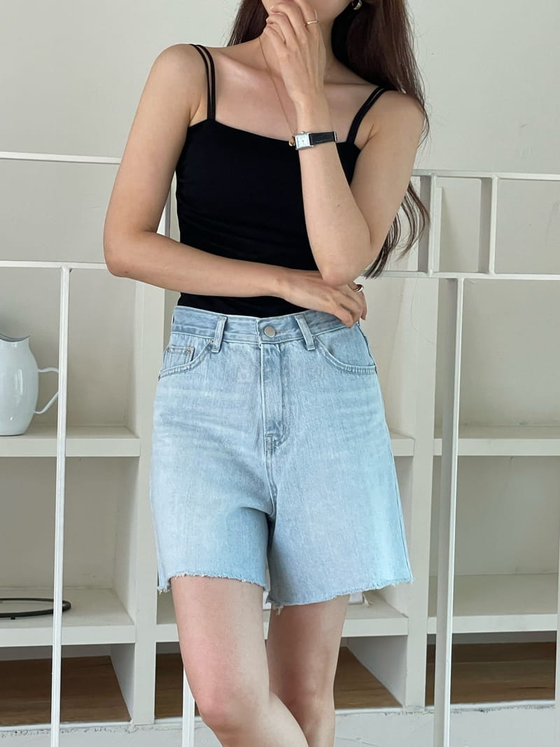 Lewin - Korean Women Fashion - #momslook - Cutting Shorts - 4