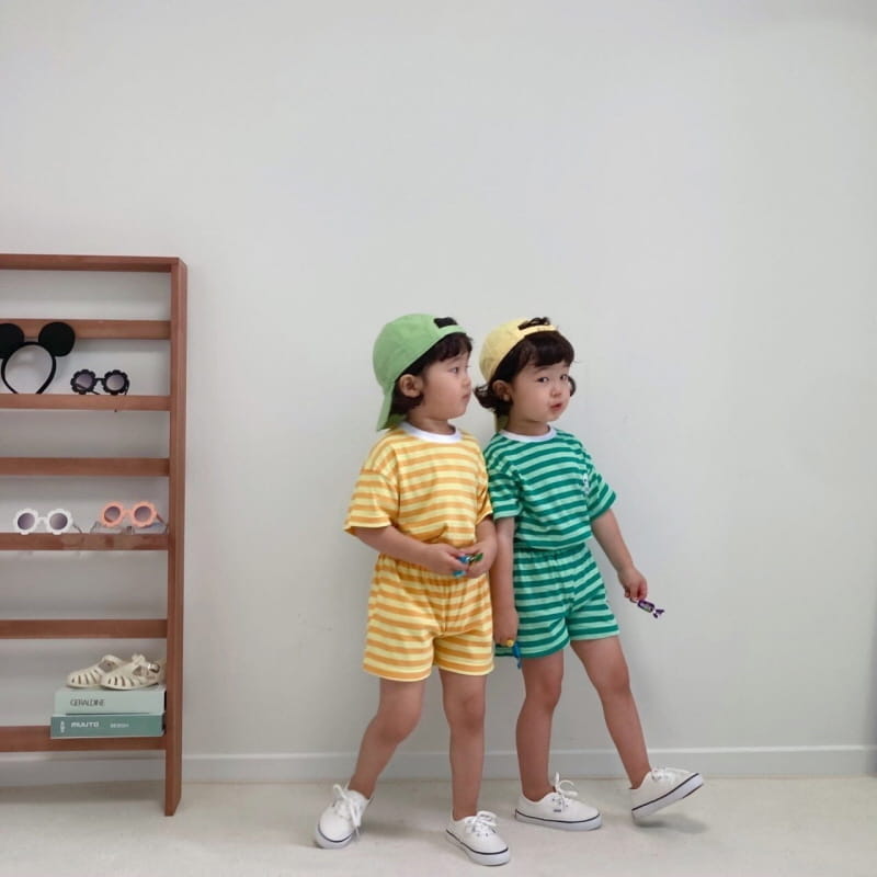 Little Rabbit - Korean Children Fashion - #magicofchildhood - Coco Top Bottom Set - 7