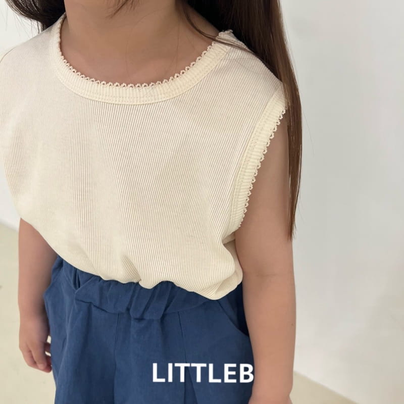 Littleb - Korean Children Fashion - #Kfashion4kids - Pin Rib Sleeveless - 3