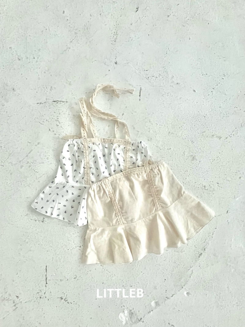 Littleb - Korean Children Fashion - #childrensboutique - Lace Top Sleeveless - 12