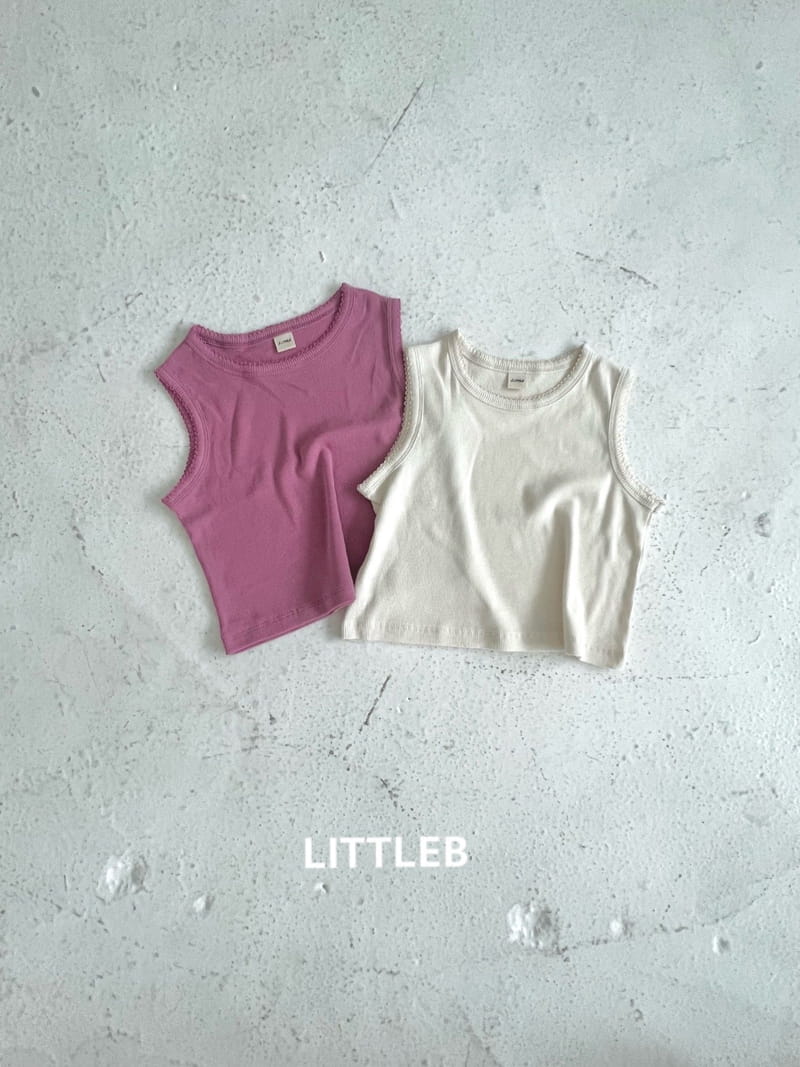 Littleb - Korean Children Fashion - #childrensboutique - Pin Rib Sleeveless - 10