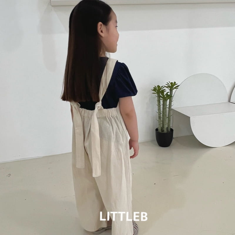 Littleb - Korean Children Fashion - #discoveringself - Iinen Dungarees Pants - 6