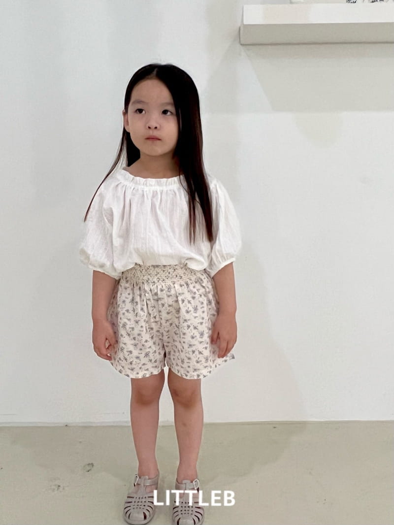 Littleb - Korean Children Fashion - #kidsshorts - Grape Shirring Blouse - 4