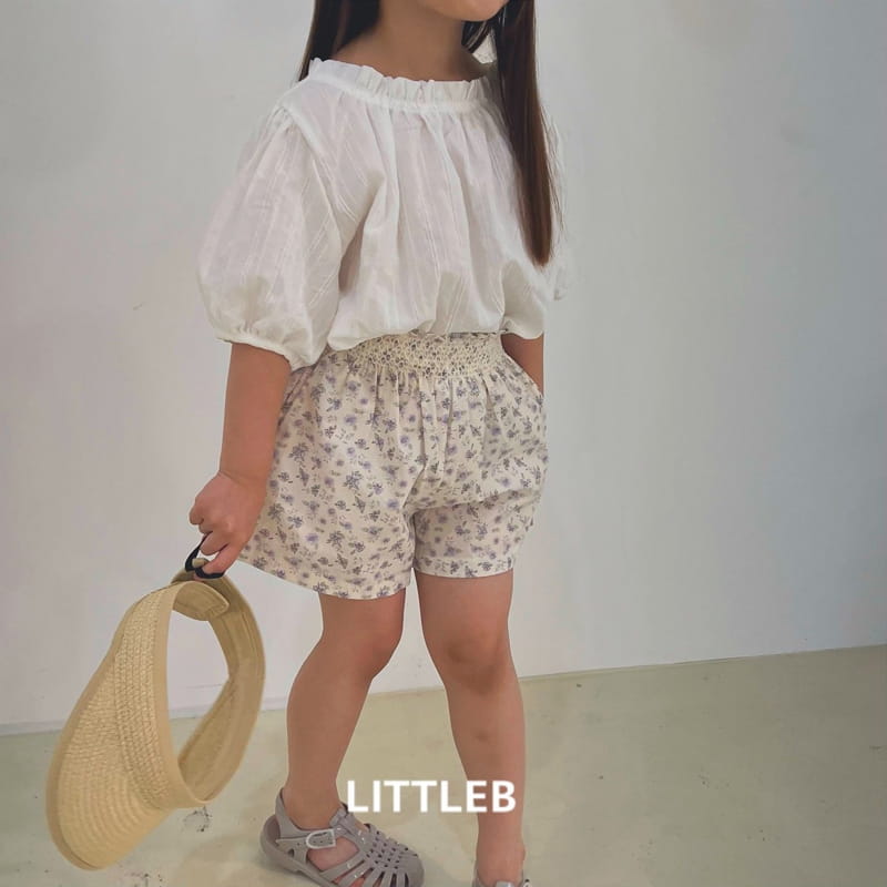 Littleb - Korean Children Fashion - #kidzfashiontrend - Smocked Shorts - 8