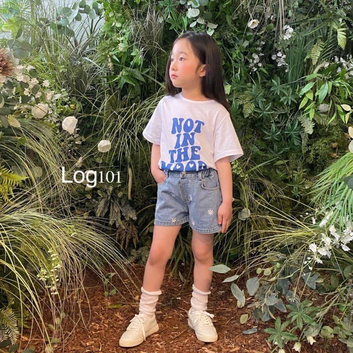 Log101 - Korean Children Fashion - #Kfashion4kids - Daisy Denim Shorts - 9