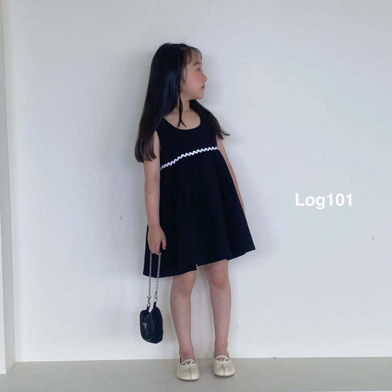 Log101 - Korean Children Fashion - #childofig - Wave Sleeveless One-piece - 9