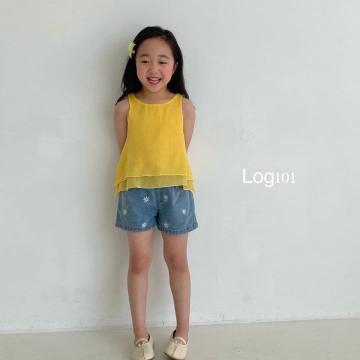 Log101 - Korean Children Fashion - #childofig - Daisy Denim Shorts