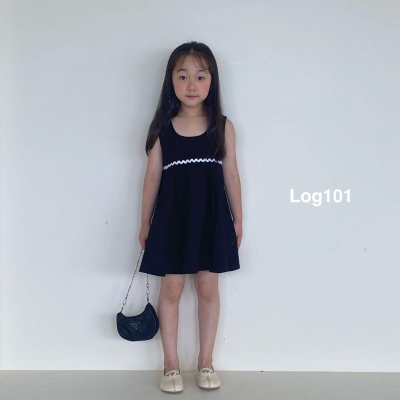 Log101 - Korean Children Fashion - #designkidswear - Wave Sleeveless One-piece - 11