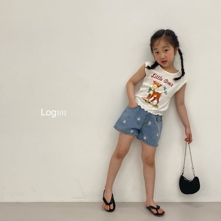 Log101 - Korean Children Fashion - #kidsshorts - Liitle Bear Sleeveless - 8