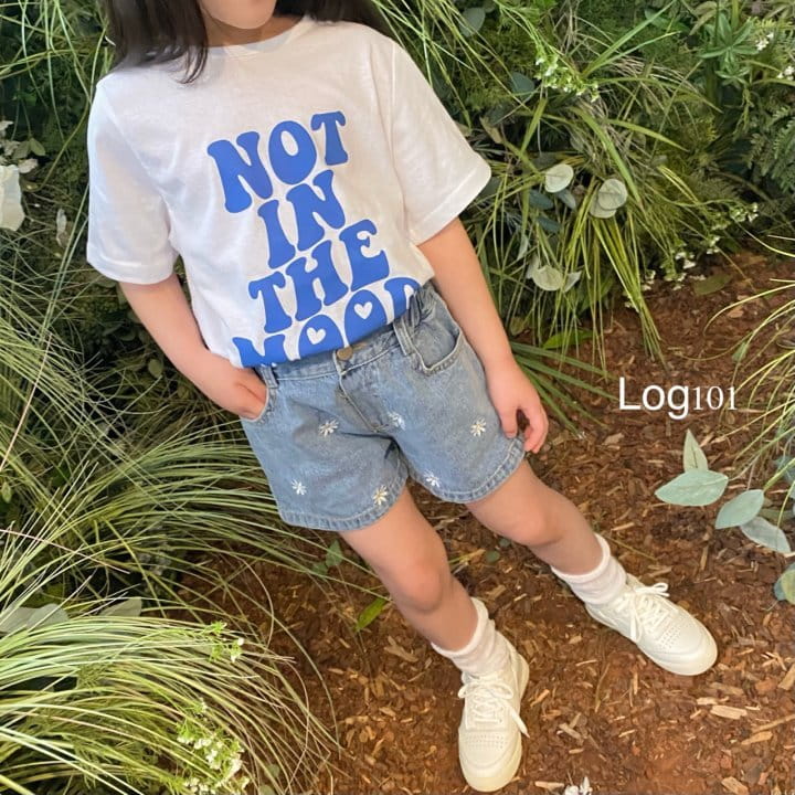 Log101 - Korean Children Fashion - #littlefashionista - Daisy Denim Shorts - 10