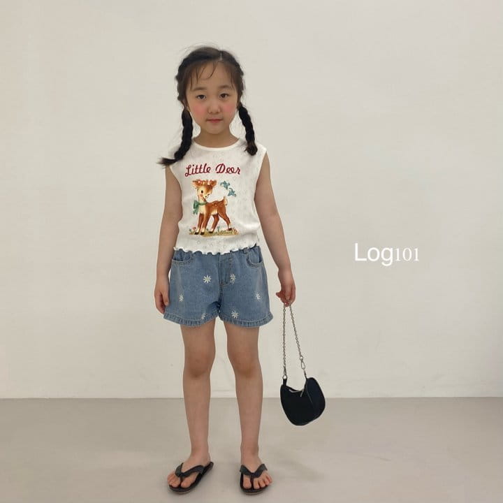 Log101 - Korean Children Fashion - #stylishchildhood - Liitle Bear Sleeveless - 2