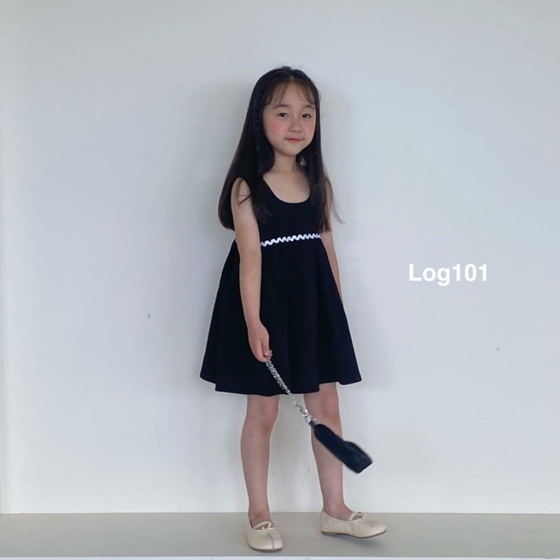 Log101 - Korean Children Fashion - #toddlerclothing - Wave Sleeveless One-piece - 7