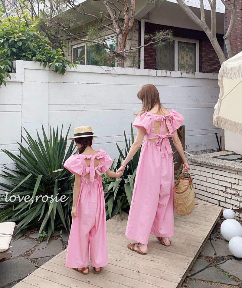 Love Rosie - Korean Children Fashion - #discoveringself - Anna Ribbon Wide Jumpsuit with Mom - 10