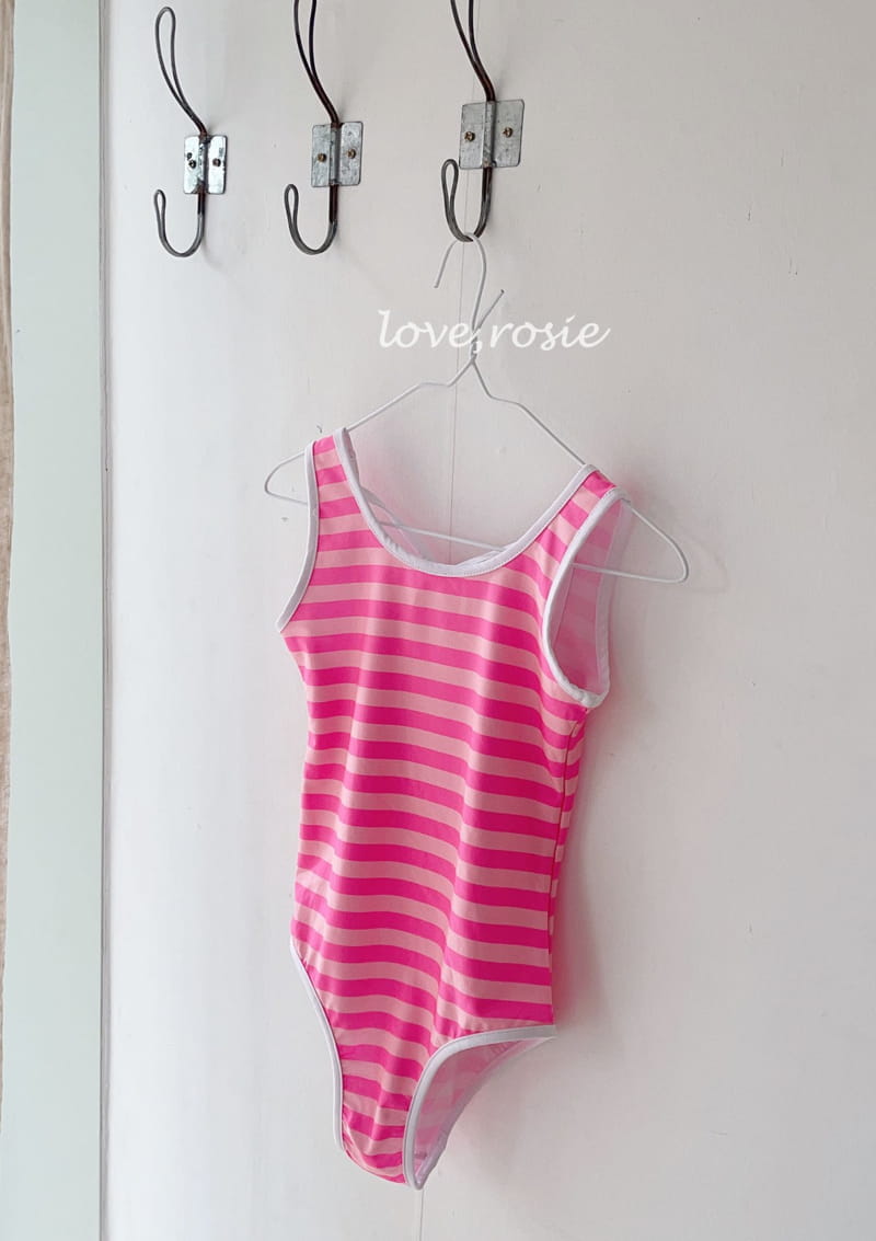 Love Rosie - Korean Children Fashion - #fashionkids - Unique Stripes Swimwear - 2