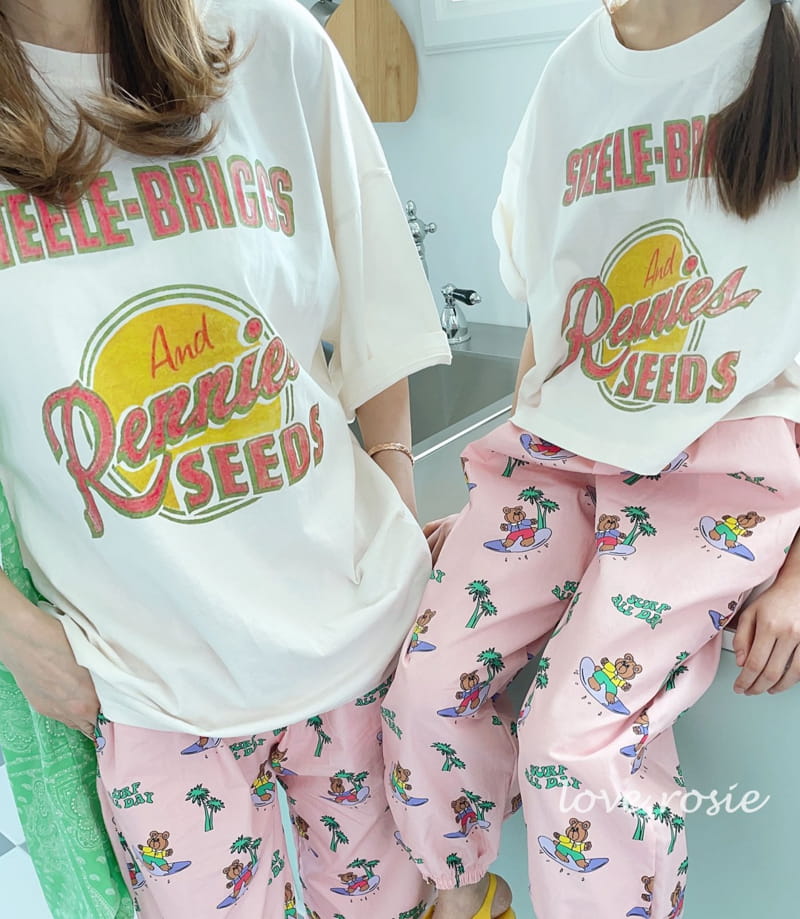 Love Rosie - Korean Children Fashion - #toddlerclothing - Mom Vintage Tee - 7