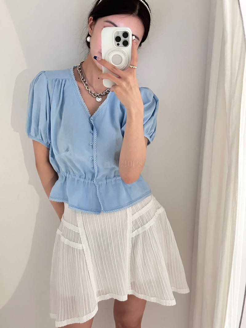 Lumiple - Korean Women Fashion - #pursuepretty - Lace Up Skirt