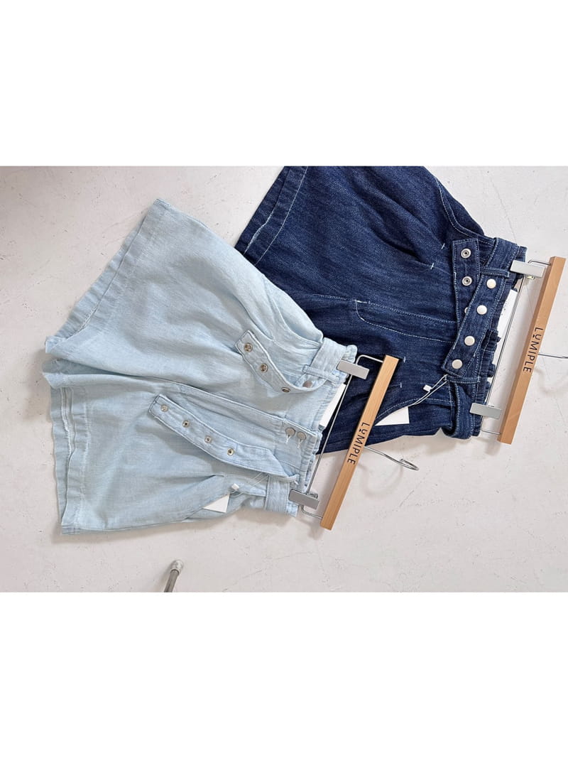 Lumiple - Korean Women Fashion - #womensfashion - 6556 Ma Denim Belt Shorts - 9