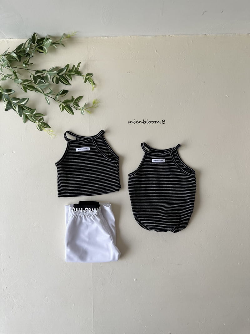 Mienbloom B - Korean Baby Fashion - #babyboutiqueclothing - Bebe Elle Sleeveless Bodysuit - 10