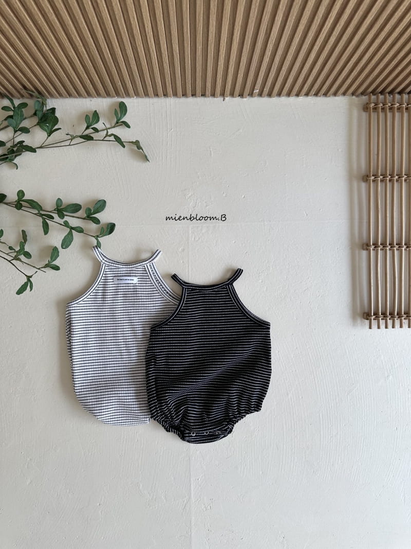 Mienbloom B - Korean Baby Fashion - #babyootd - Bebe Elle Sleeveless Bodysuit - 2