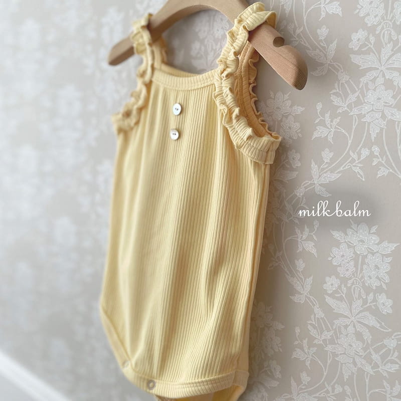 Milk Balm - Korean Baby Fashion - #babyfever - Angella Sleeveless Bodysuit - 2