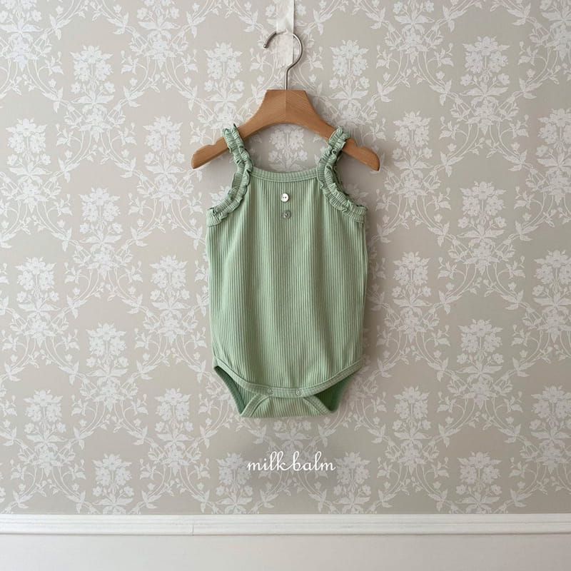 Milk Balm - Korean Baby Fashion - #babygirlfashion - Angella Sleeveless Bodysuit - 3